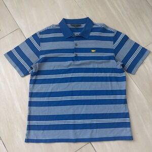 mens masters polo large Blue